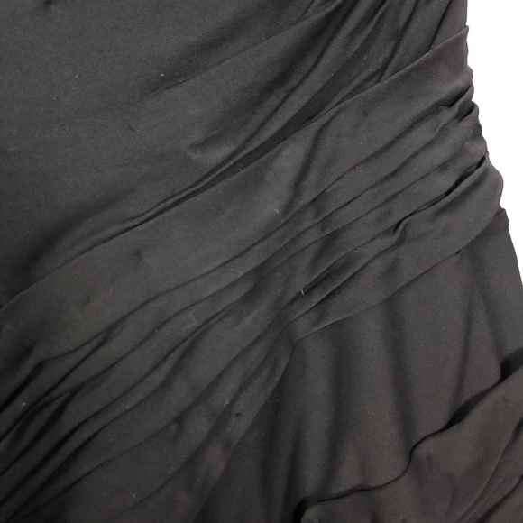 1950s/1960s Vintage Bombshell Beaded Strap One-Shoulder Wiggle Cocktail Dress - Picture 7 of 9